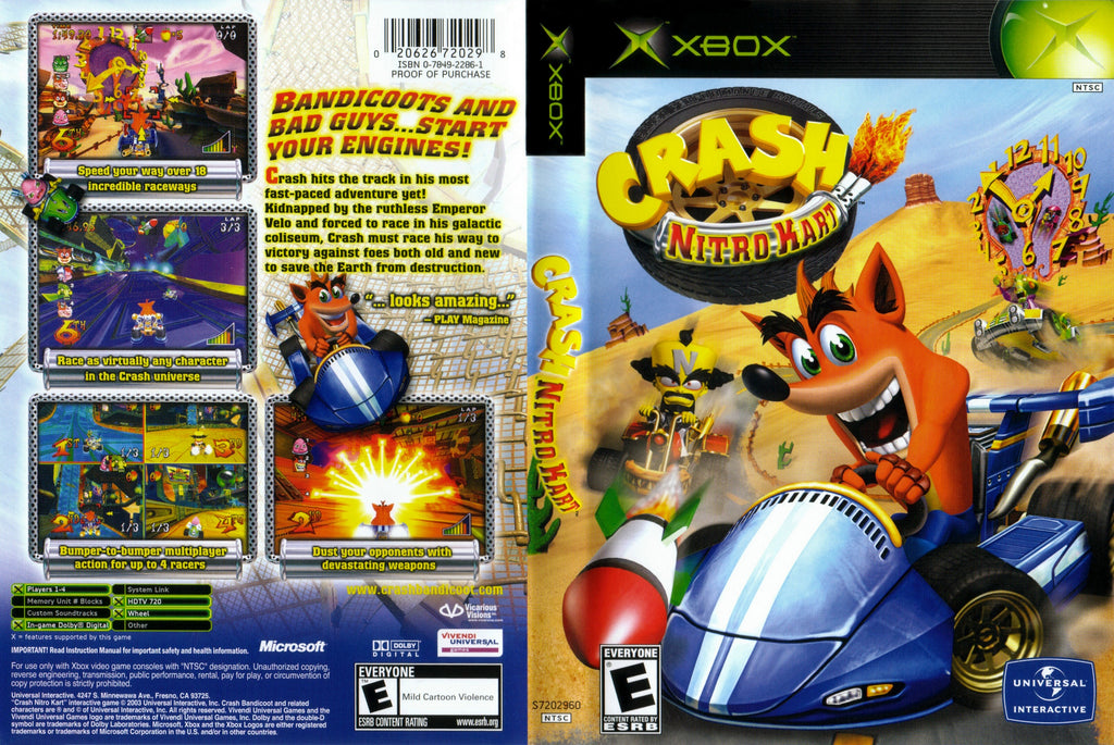 Crash Nitro Kart Xbox