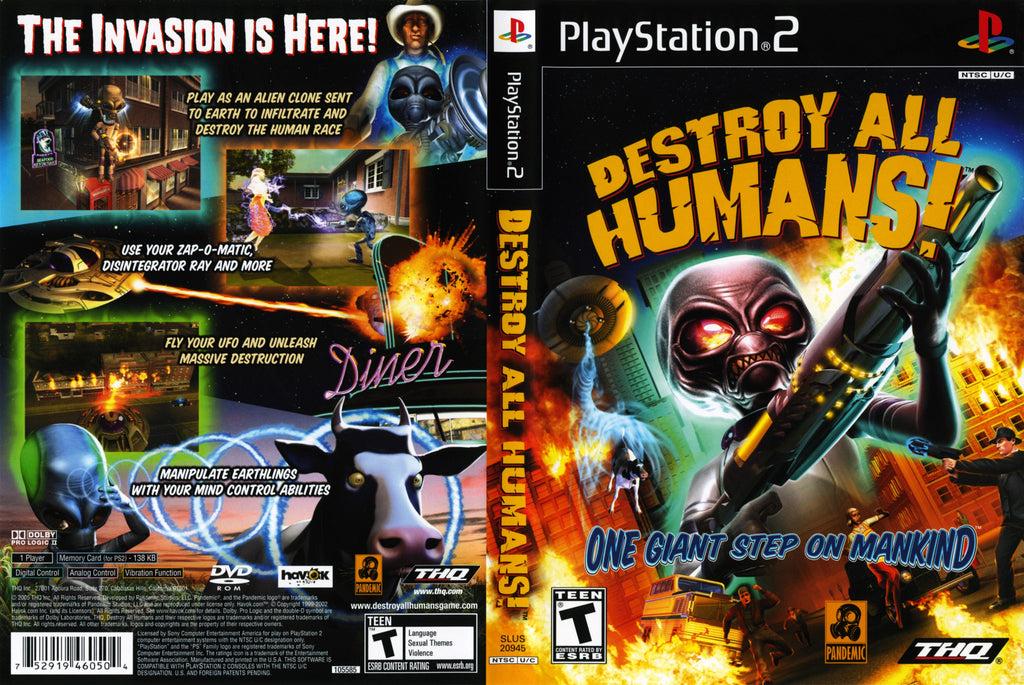 Destroy All Humans Xbox