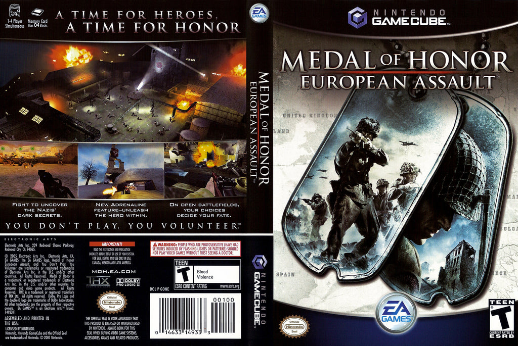 Medal of Honor European Assault Gamecube