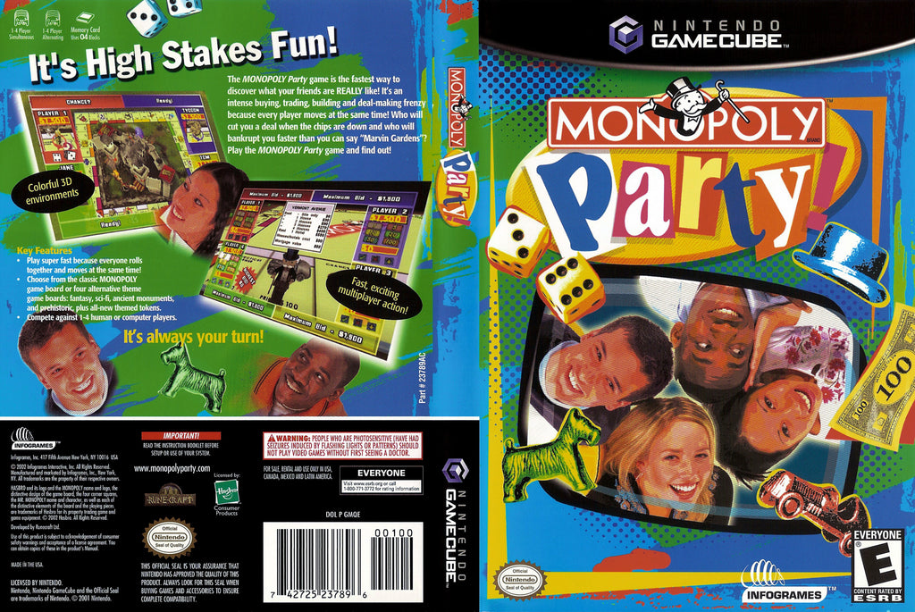 Monopoly Party Gamecube