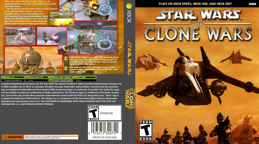 Star Wars The Clone Wars Xbox