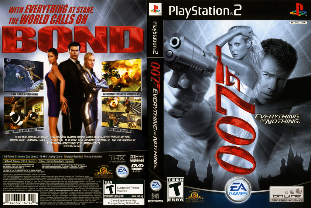 007 Everything or Nothing PS2