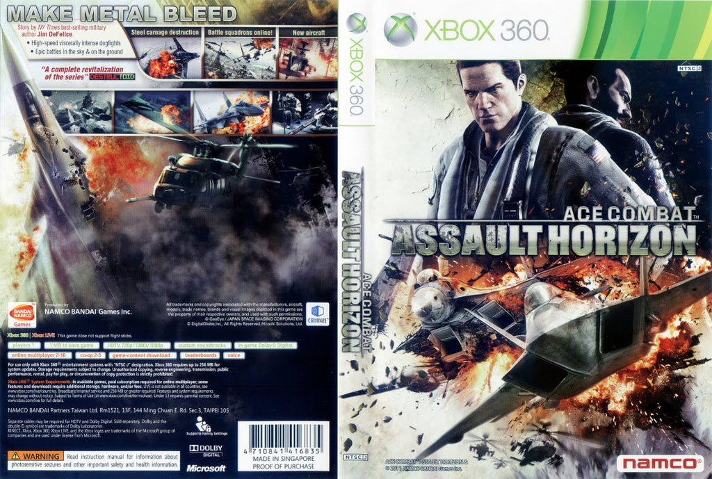 Ace Combat Assault Horizon Xbox 360