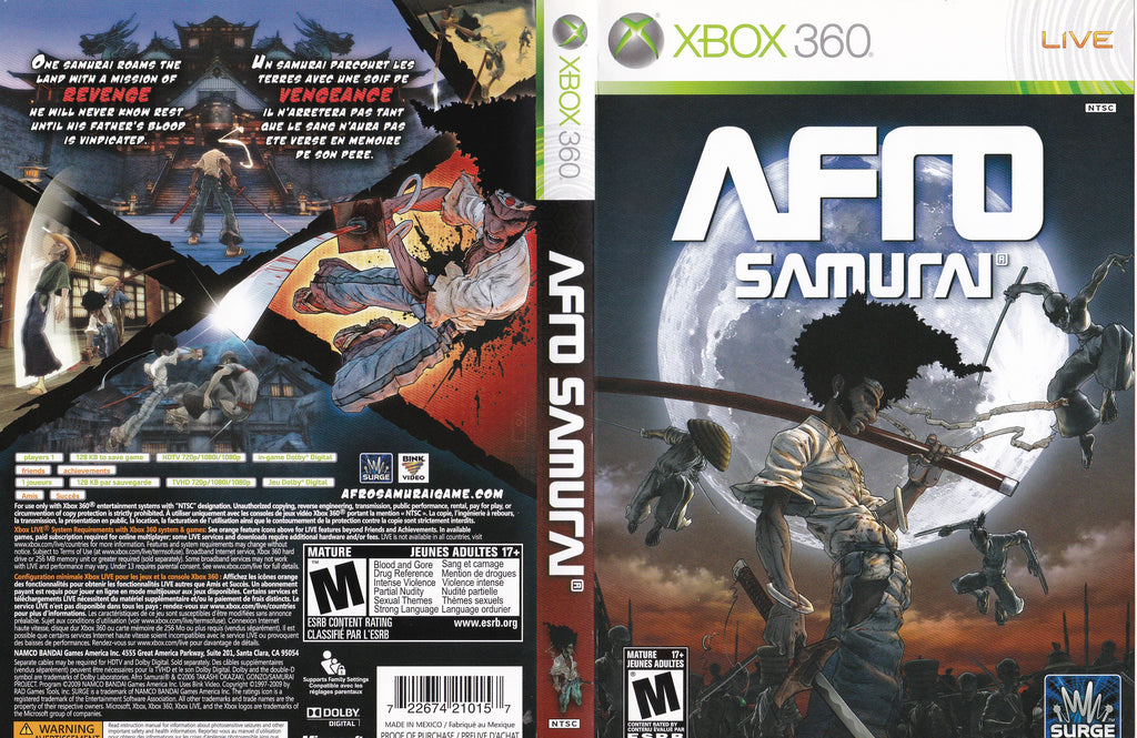 Afro Samurai Xbox 360