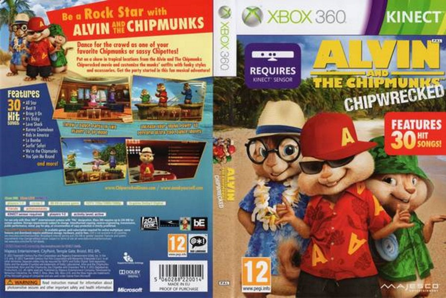 Alvin and The Chipmunks Chipwrecked Xbox 360