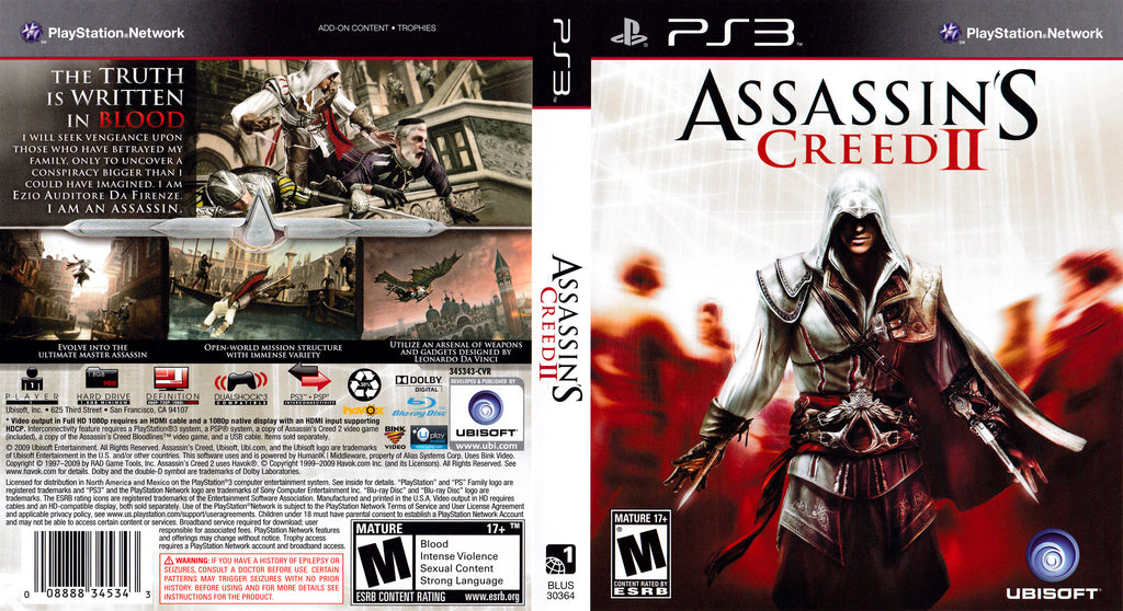 Assassin's Creed II PS3