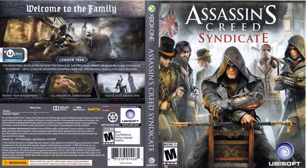 Assassin's Creed Syndicate Xbox One