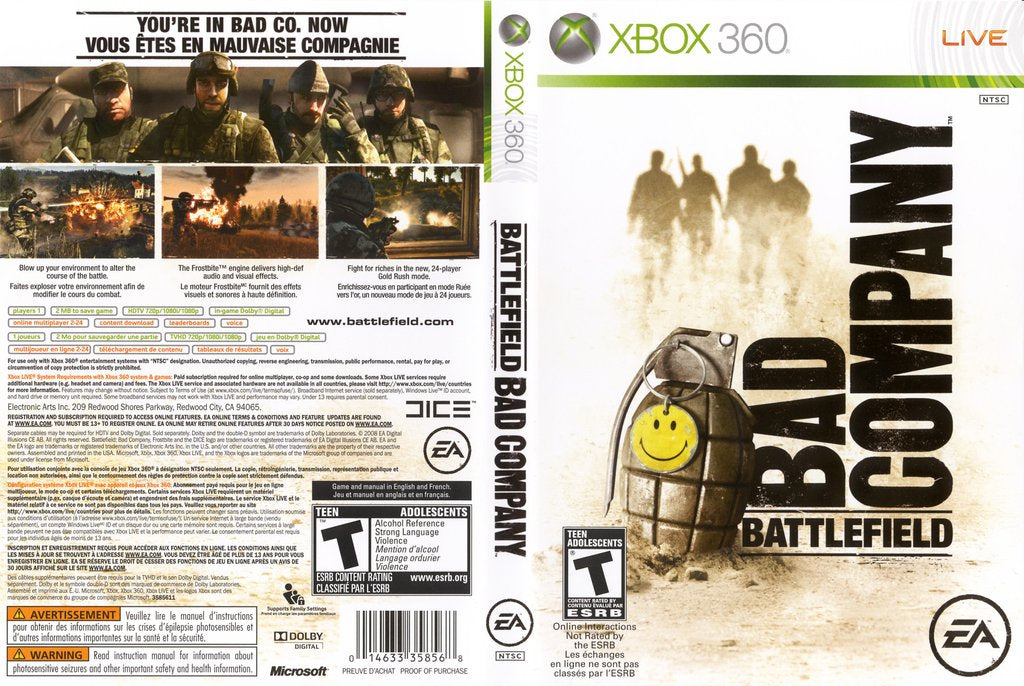 Battlefield Bad Company Xbox 360