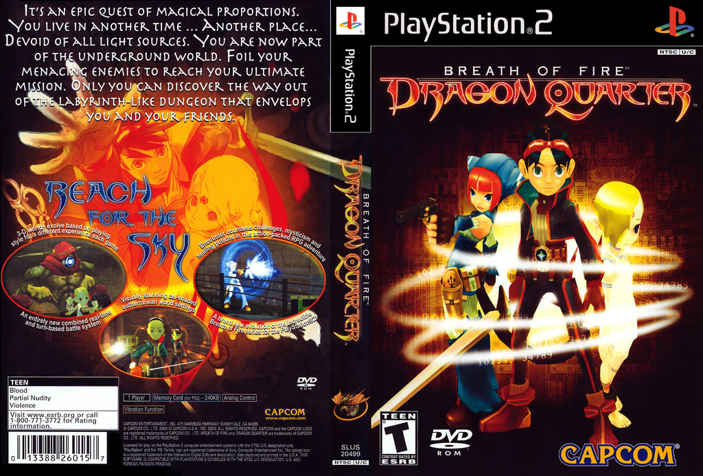 Breath of Fire Dragon Quarter PS2