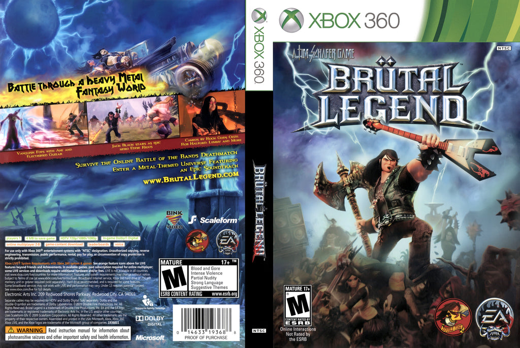 Brutal Legend Xbox 360