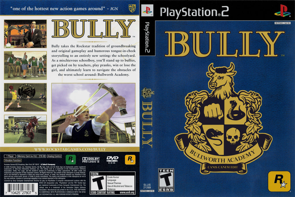 Bully PS2