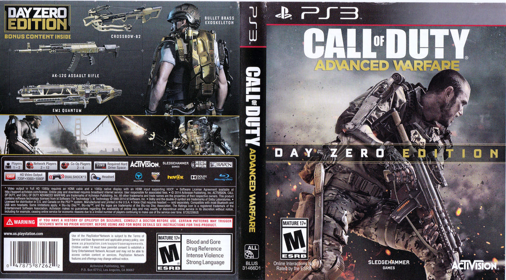 Call Of Duty Advanced Warfare PS3