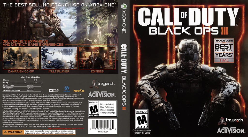 Call of Duty Black Ops III Xbox One