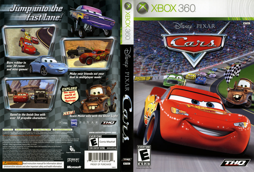 Cars Xbox 360