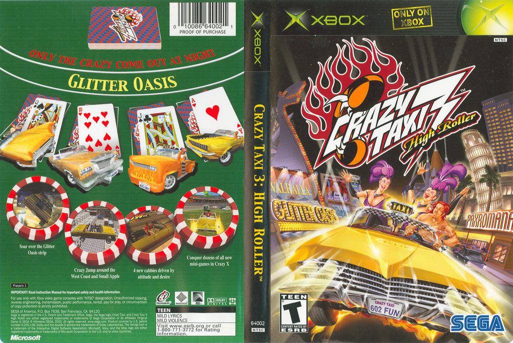 Crazy Taxi 3 High Roller Xbox