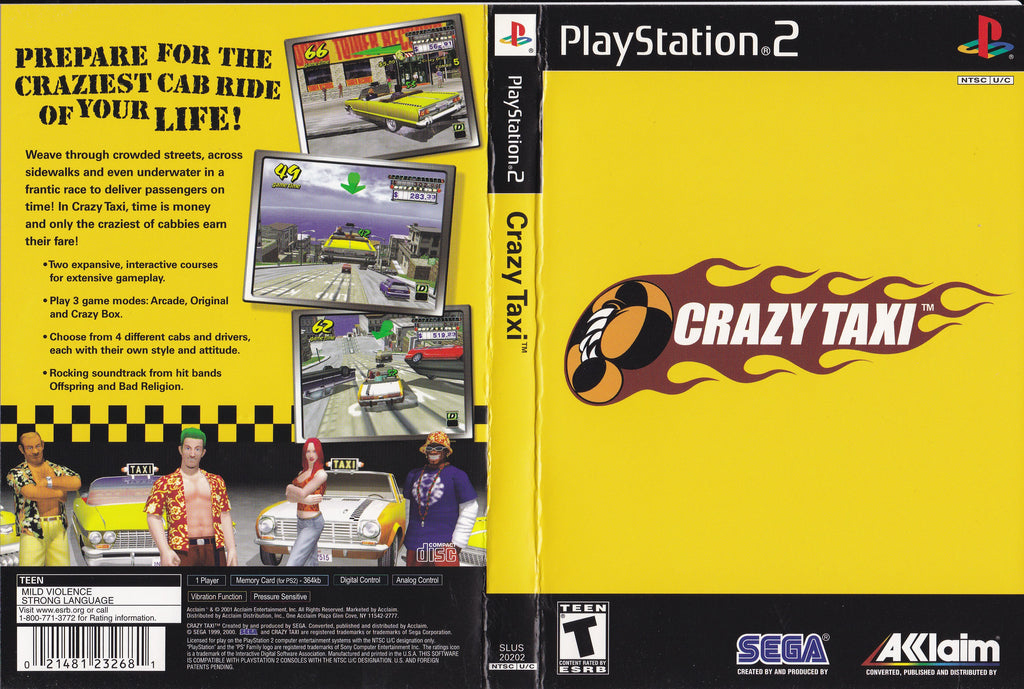 Crazy Taxi PS2