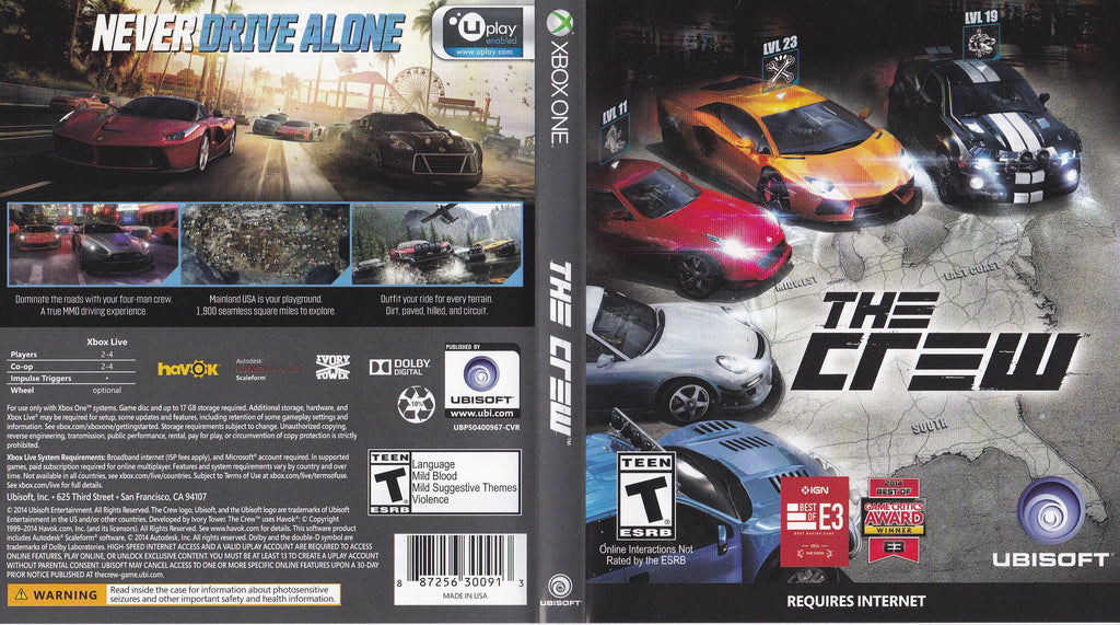 The Crew Xbox One