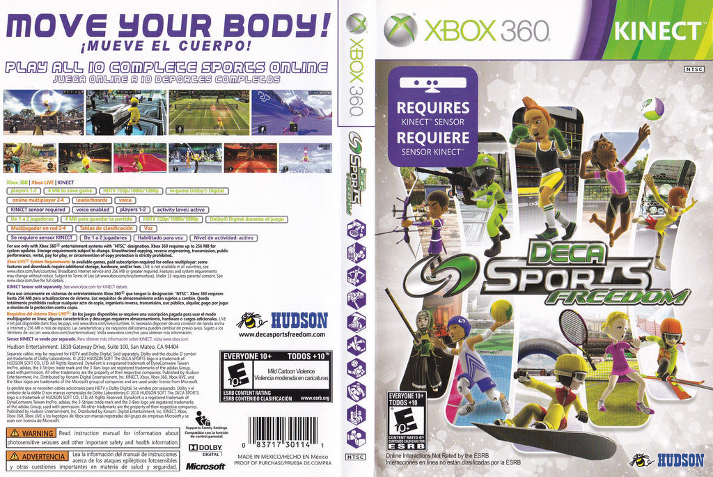 Deca Sports Freedom Xbox 360