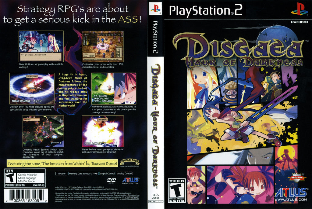 Disgaea Hour of Darkness PS2