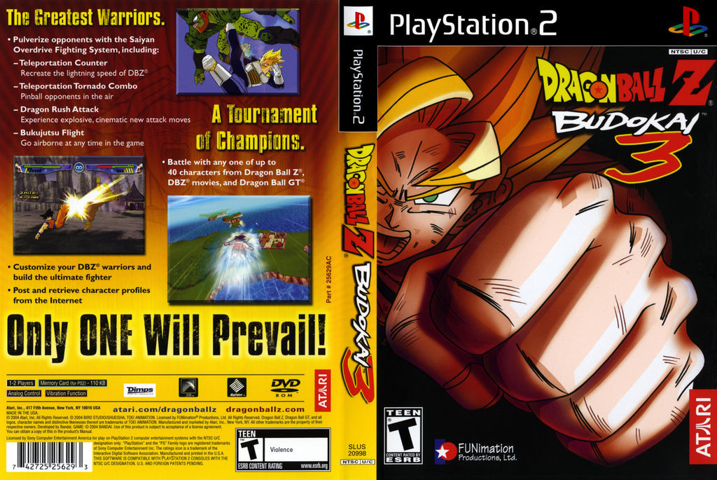 Dragon Ball Z Budokai 3 PS2