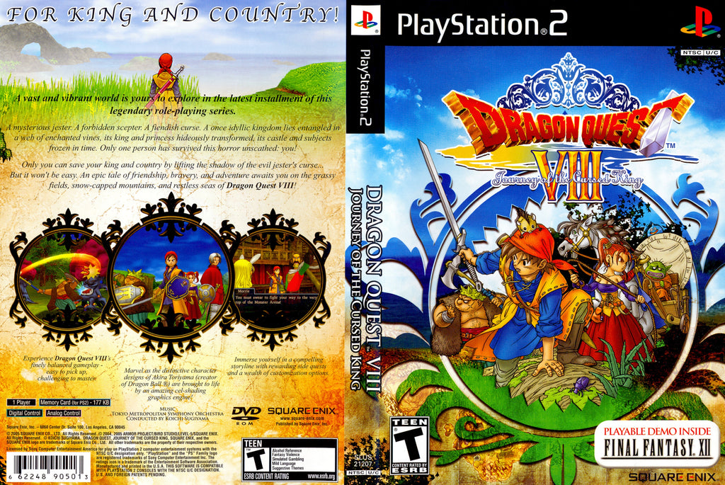 Dragon Quest VIII Journey of the Cursed King PS2