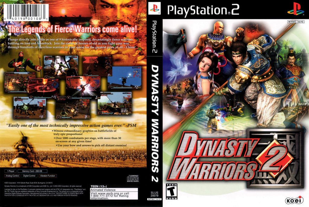 Dynasty Warriors 2 PS2