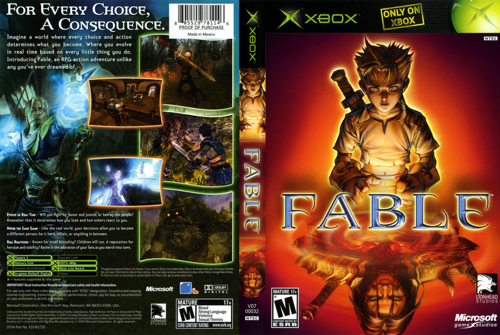 Fable Xbox