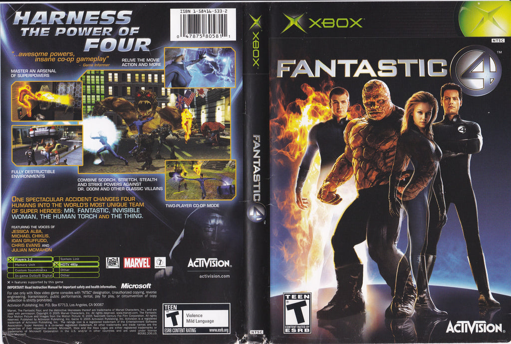 Fantastic 4 Xbox