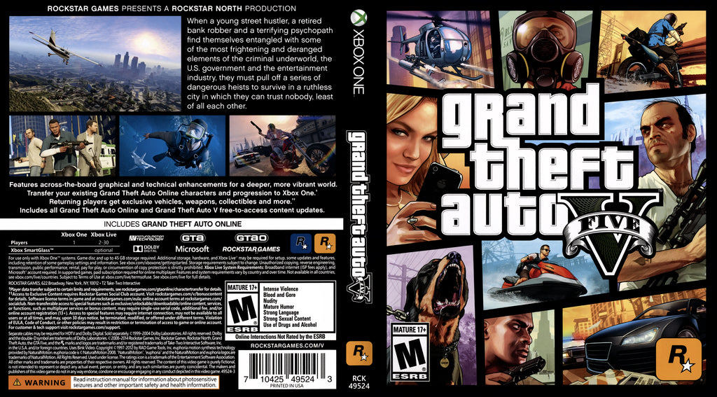 Grand Theft Auto V Xbox One