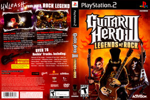 Guitar Hero III Legends of Rock PS2
