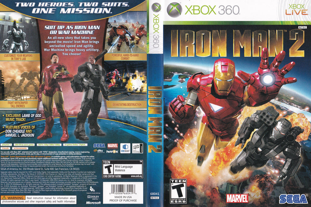 Iron Man 2 Xbox 360