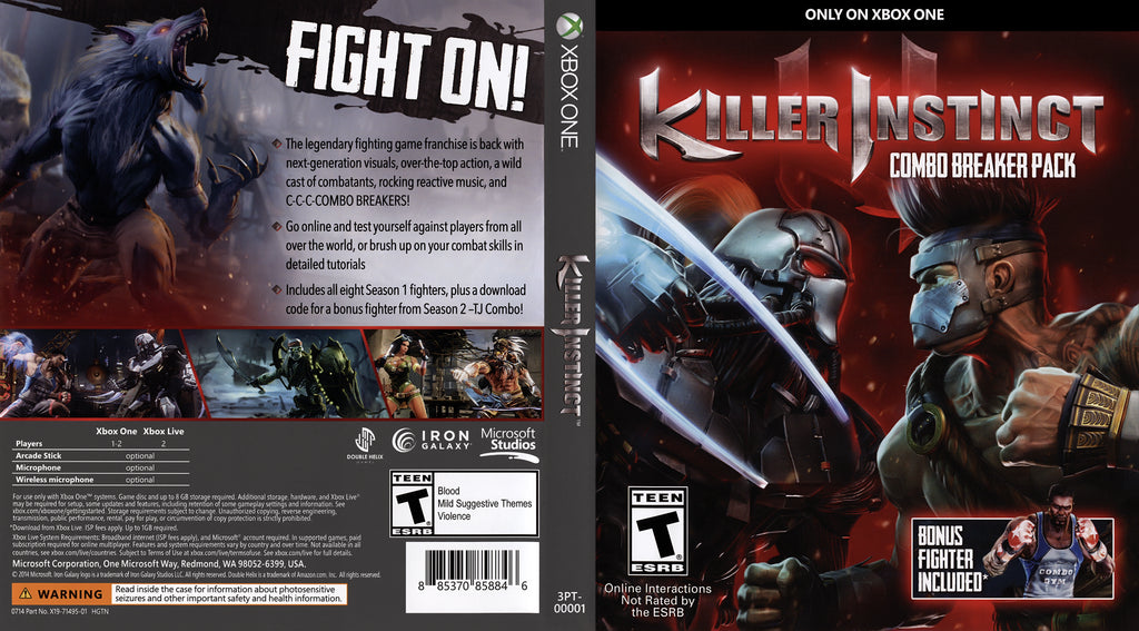 Killer Instinct Combo Breaker Pack Xbox One