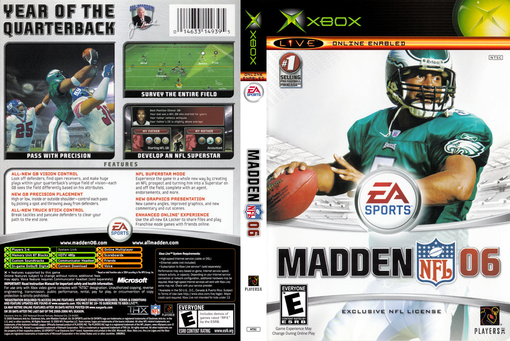 Madden NFL 06 N Xbox