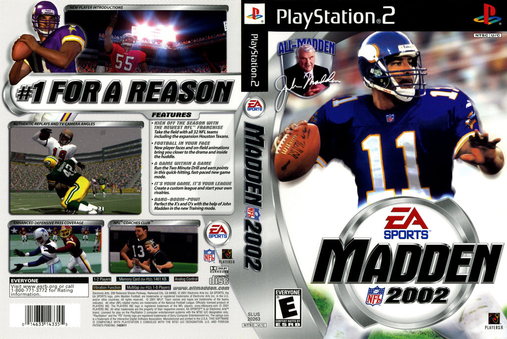 Madden NFL 2002 N PS2