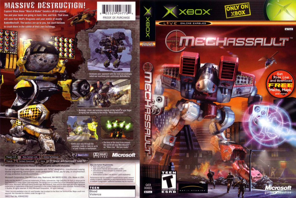 MechAssault C Xbox