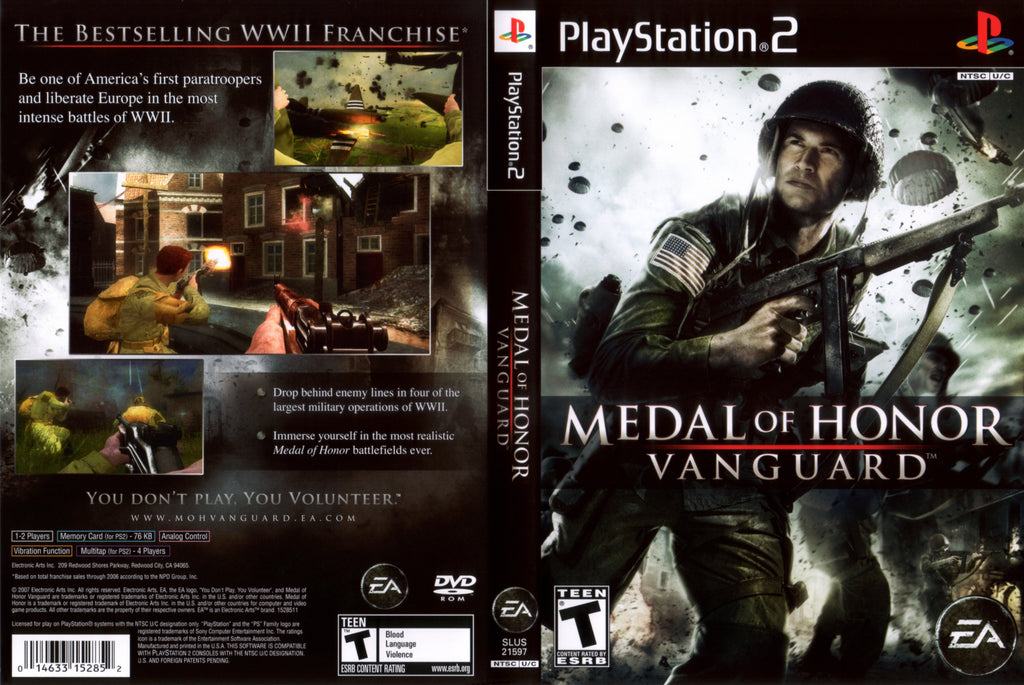 Medal Of Honor Vanguard C BL PS2