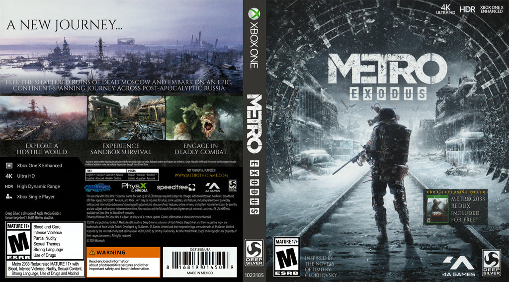 Metro Exodus Xbox One