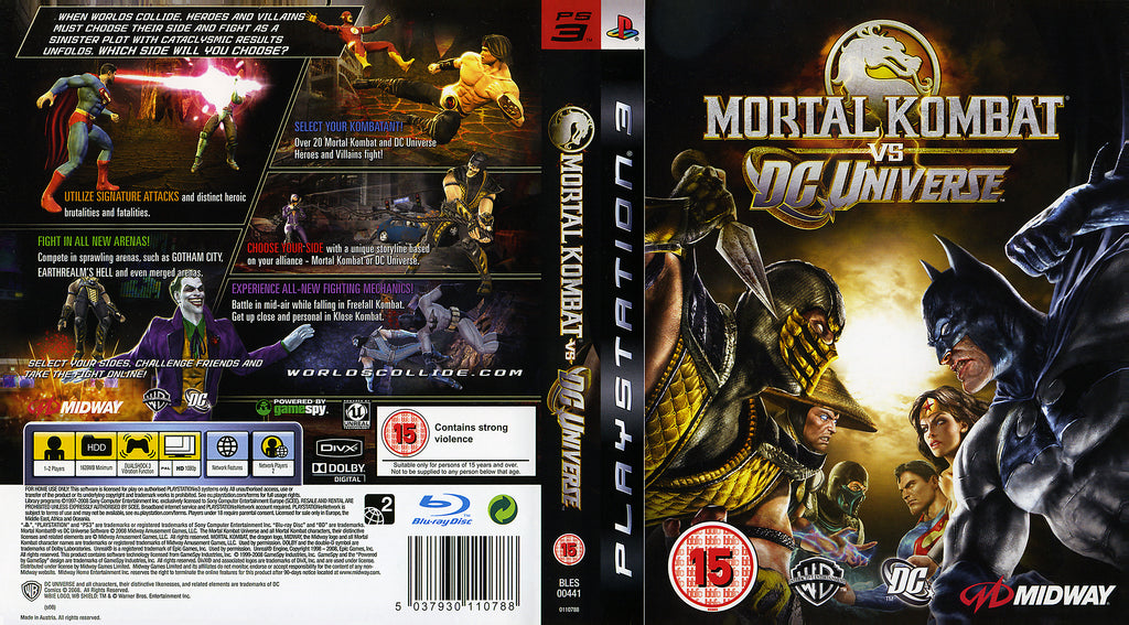 Mortal Kombat vs DC Universe PS3