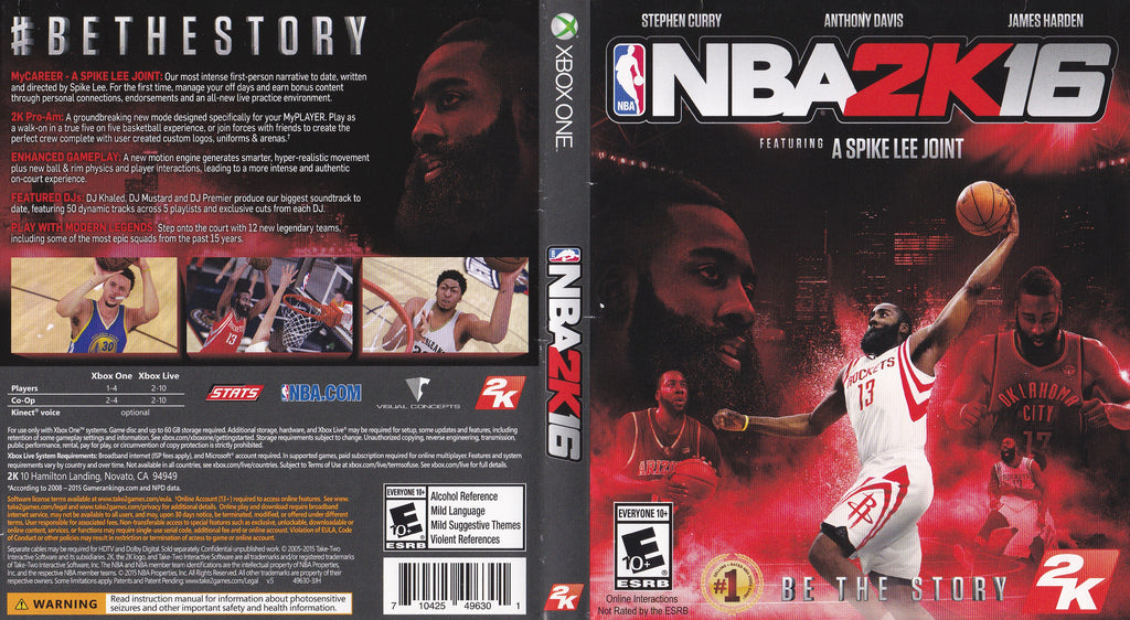 NBA 2K16 Xbox One