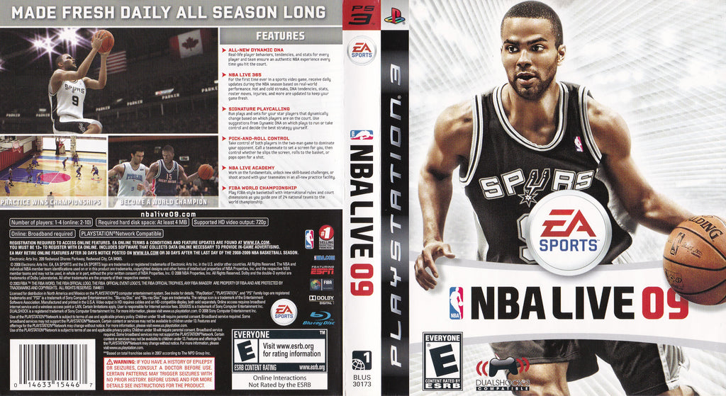 NBA Live 09 PS3
