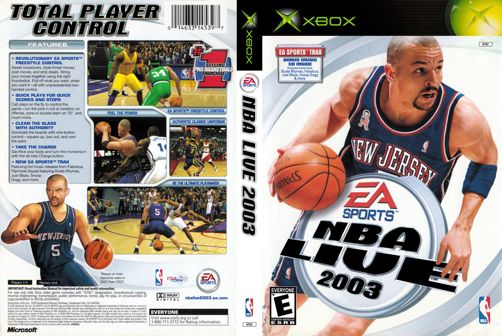NBA Live 2003 Xbox