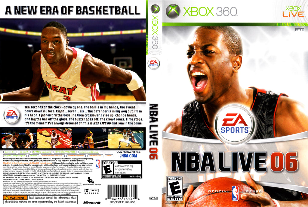 NBA Live 06 Xbox 360