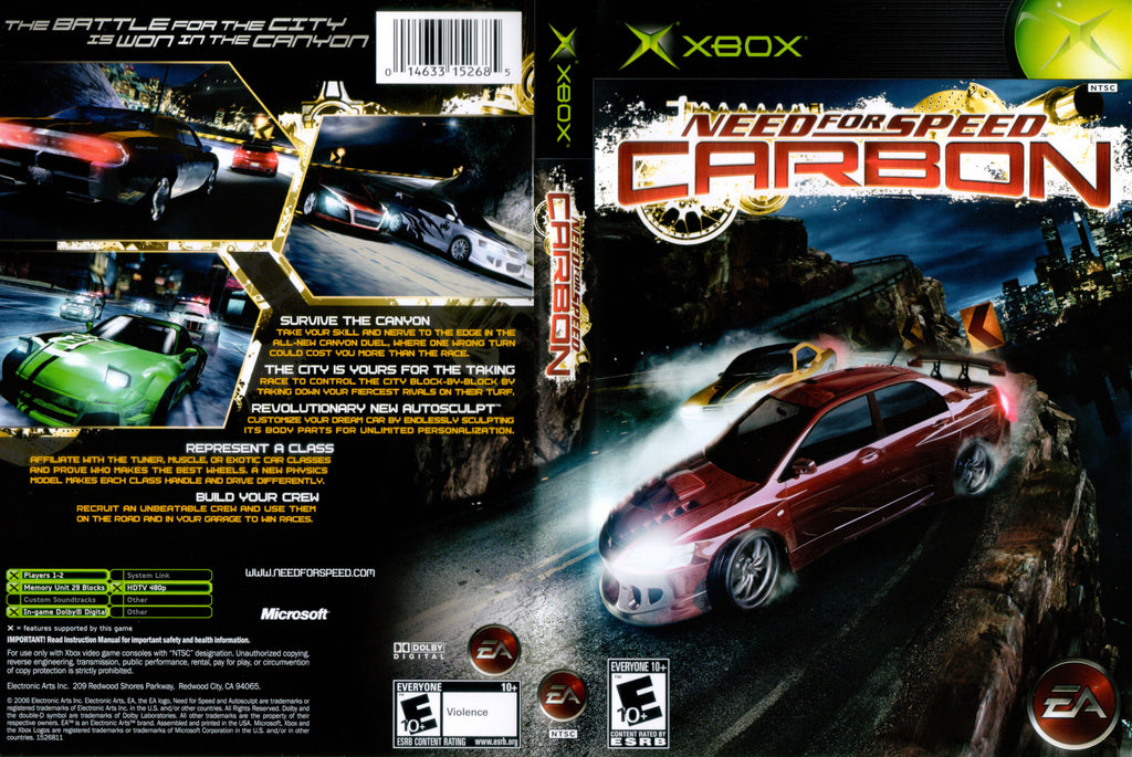 Need For Speed Carbon Xbox