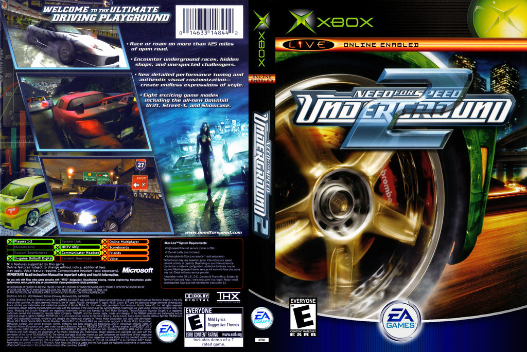 Need For Speed Underground 2 Xbox
