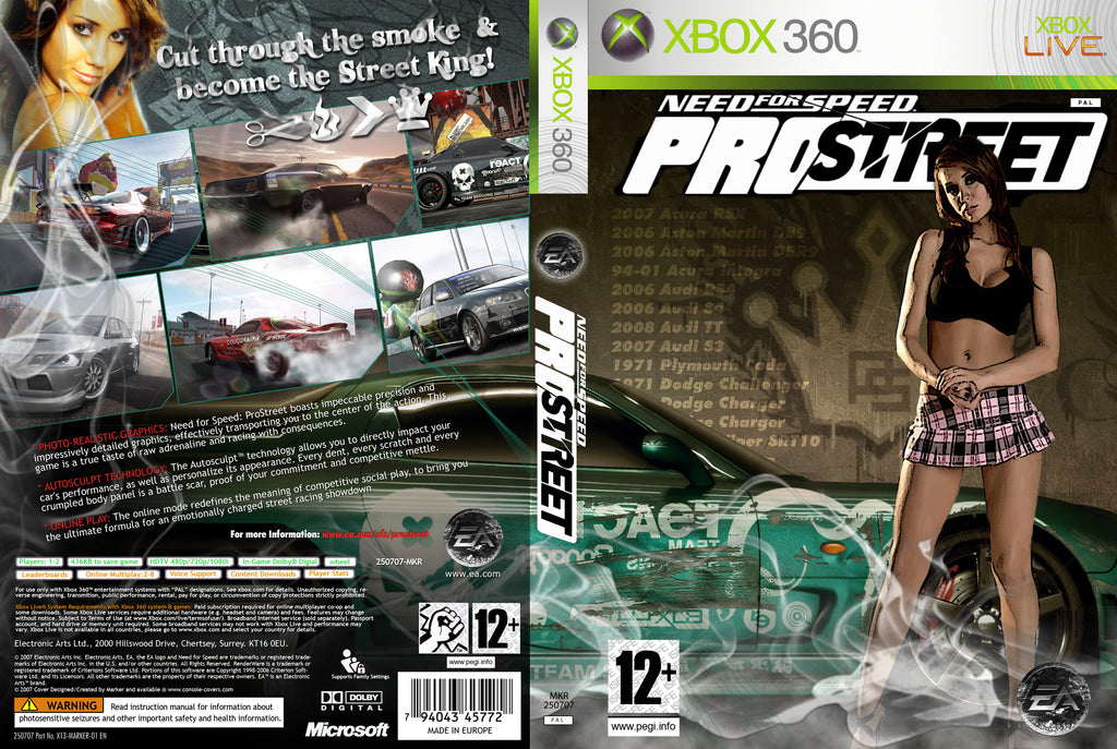 Usado: Jogo Need for Speed: ProStreet - Xbox 360 (Europeu) em Promoção na  Americanas