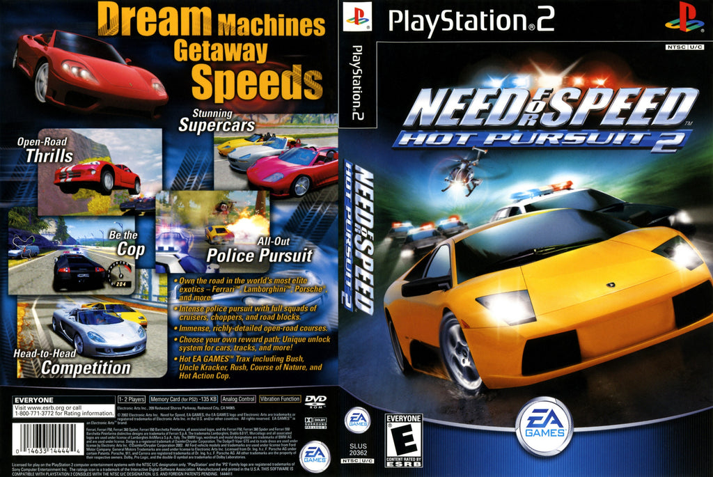Need for Speed Hot Pursuit 2 PS2
