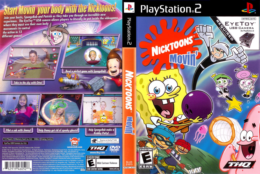 Nicktoons Movin PS2