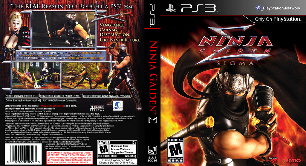 Ninja Gaiden Sigma PS3