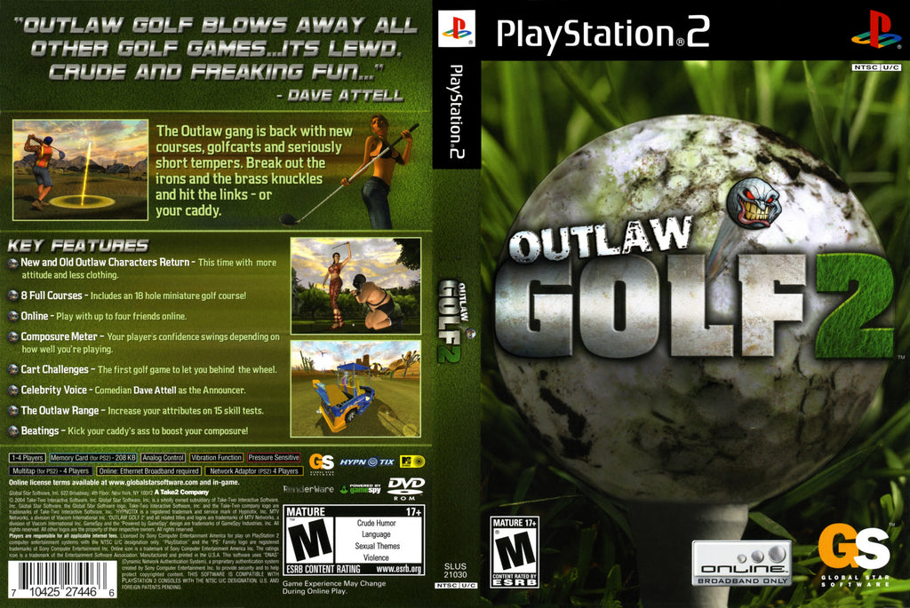 Outlaw Golf 2 PS2