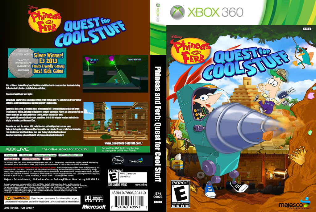 Phineas and Ferb Quest For Cool Stuff Xbox 360